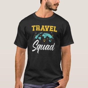 Travel Squad Summer Getaway Vacationing Tourist Sp T-Shirt