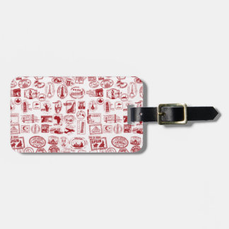 Travel Stamps Luggage Tag