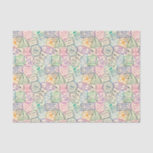 Travel Stamps Tissue Paper
