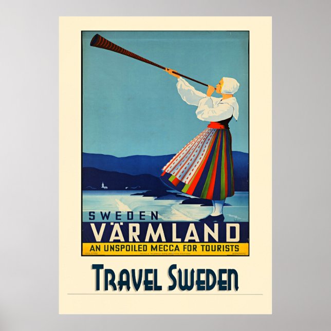 Travel Sweden Poster (Front)