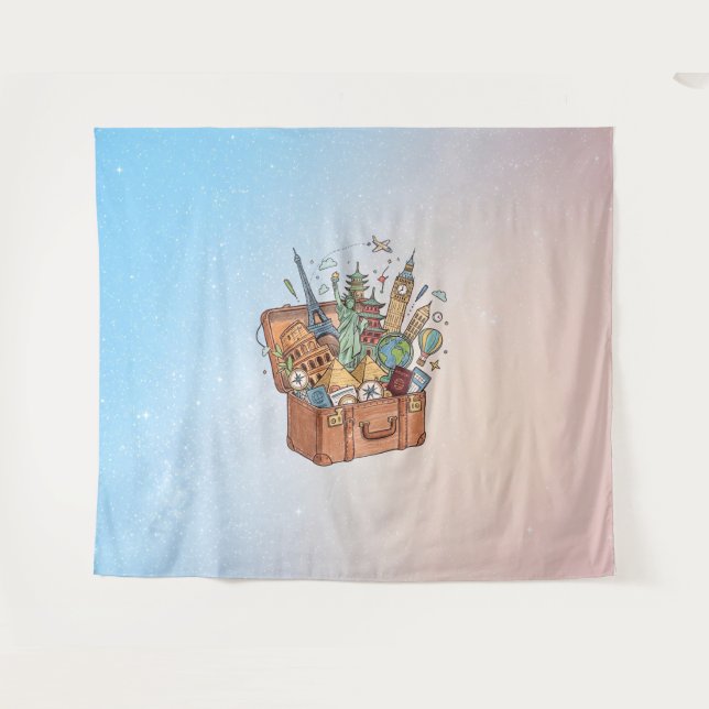 Travel Tapestry (Front (Horizontal))