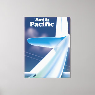 Travel the Pacific Canvas Print