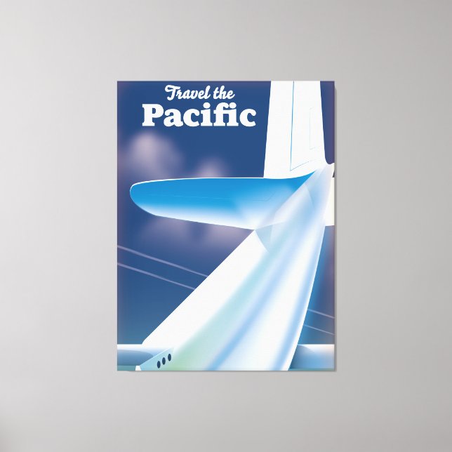 Travel the Pacific Canvas Print (Front)