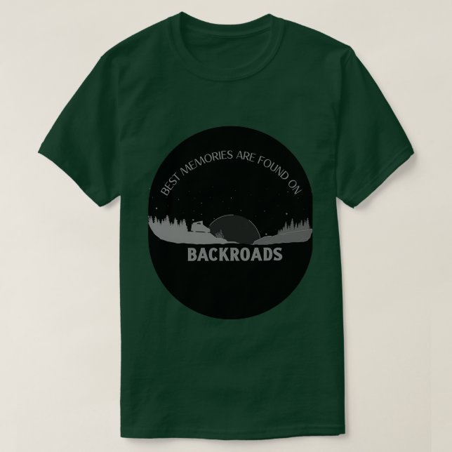 Travel the road less travelled  T-Shirt (Design Front)