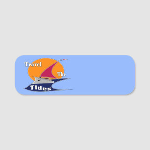 Travel the tides name tag