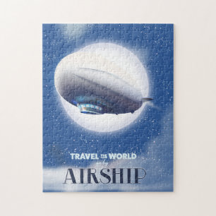 Travel the World by Airship Jigsaw Puzzle