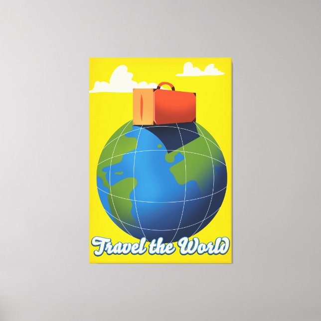 Travel the World Canvas Print (Front)