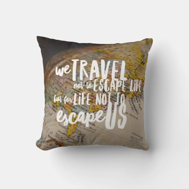 Travel the World Cushion (Front)