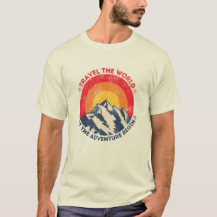 travel the world let the adventure begin travellin T-Shirt