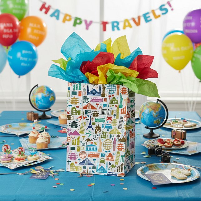 Travel the world medium gift bag (Creator Uploaded)