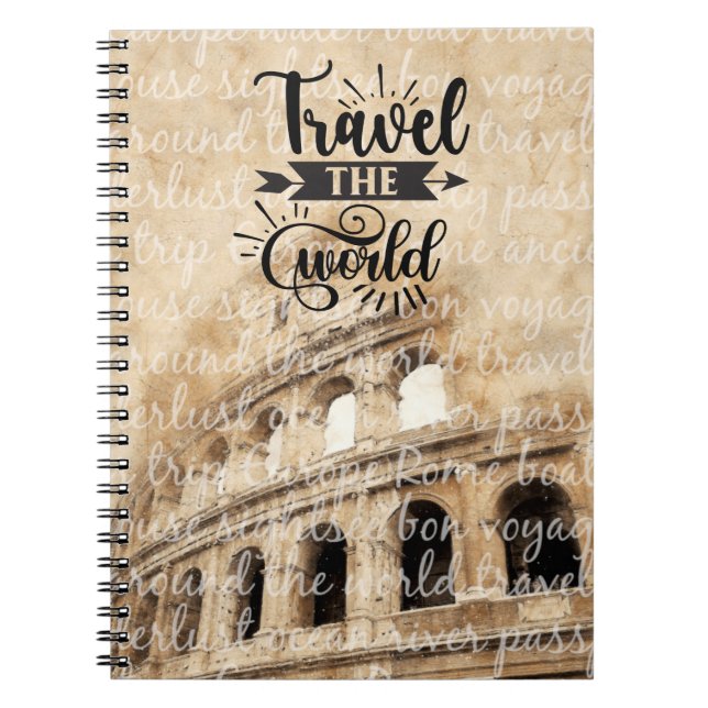 Travel the World Notebook (Front)