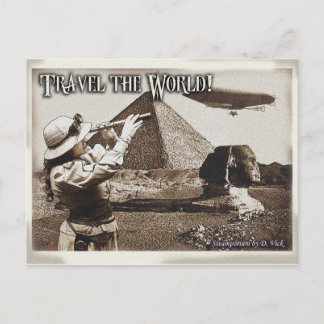 Travel the World Postcard