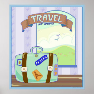 travel the world poster