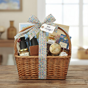 Travel the world satin ribbon