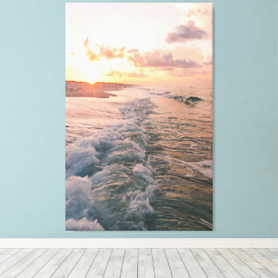 Travel Themed Home Decor with Beach Photo 