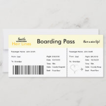 Travel Themed Pregnancy Announcement Card (Yellow)