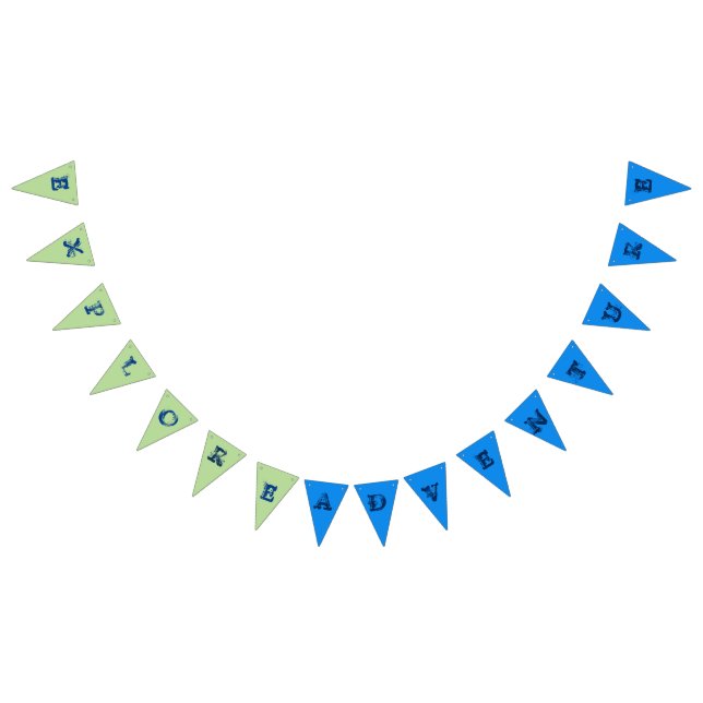 Travel Themed Stringed Letters Bunting (All)