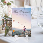 Travel Themed Wedding Photo Table Number Cards<br><div class="desc">Help everyone find their seat with this fun and unique travel themed idea for table numbers! Instead of using traditional numbers, you can display places you have travelled to, then name the table with that destination! This design features an elegant editable script font, name section and photo description section. Easily...</div>