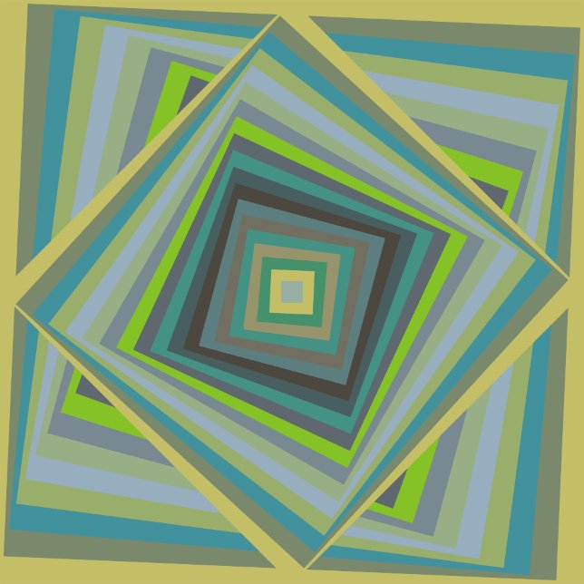 Travel Through a Trippy Green Garden Cushion (Creator Uploaded)