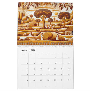 travel through time: ancient landscapes calendar