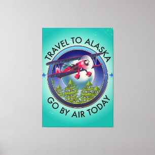 Travel To Alaska Canvas Print