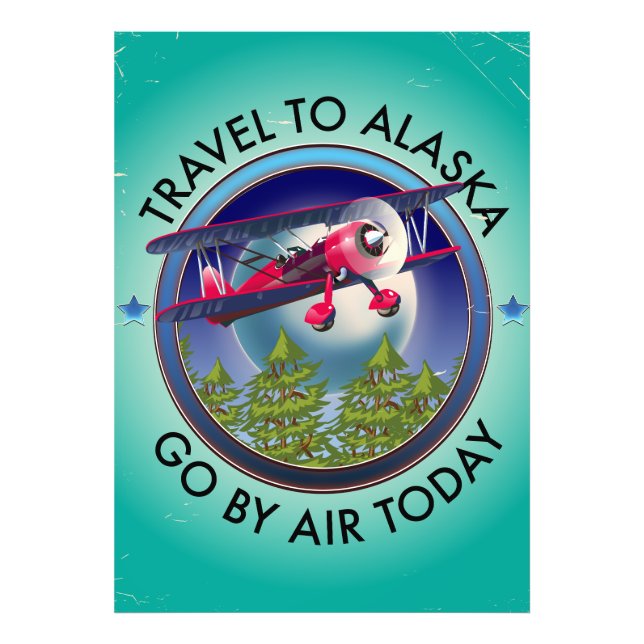 Travel To Alaska Photo Print (Front)
