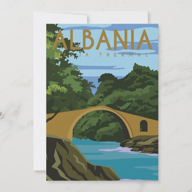 Travel to Albania Invitation (Front)
