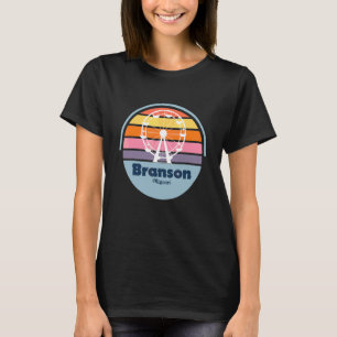 Travel To Branson Vacation In Missouri Hiking Camp T-Shirt