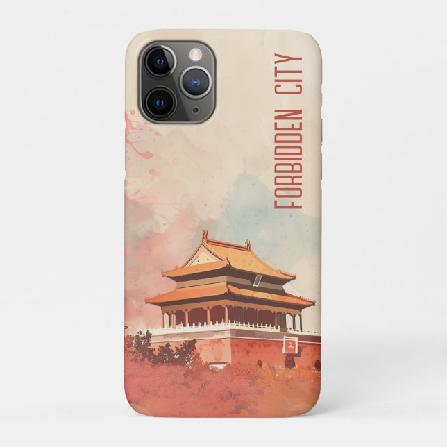 Travel to Forbidden City Case-Mate iPhone Case (Back)