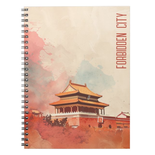 Travel to Forbidden City Notebook (Front)