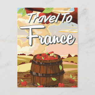 Travel To France travel poster Postcard
