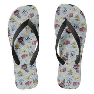 Travel To HOGWARTS™ Pattern Jandals