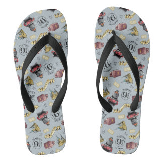 Travel To HOGWARTS™ Pattern Jandals