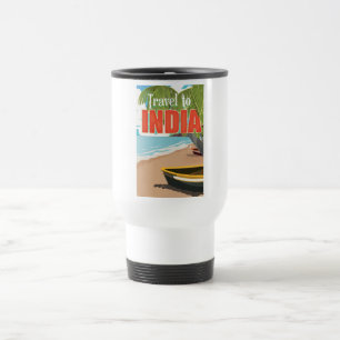 Travel to India travel poster Travel Mug