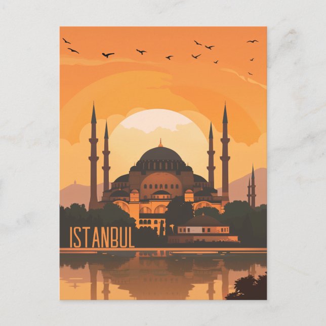 Travel to Istanbul Postcard (Front)