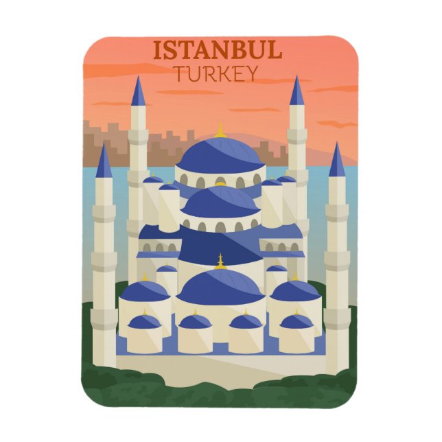 Travel to Istanbul Turkey Magnet (Vertical)