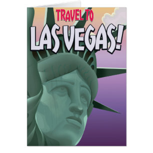 Travel to Las Vegas vacation poster.