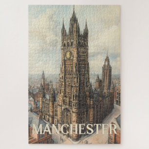 Travel to Manchester United Kingdom Jigsaw Puzzle