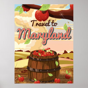 Travel To Maryland travel poster