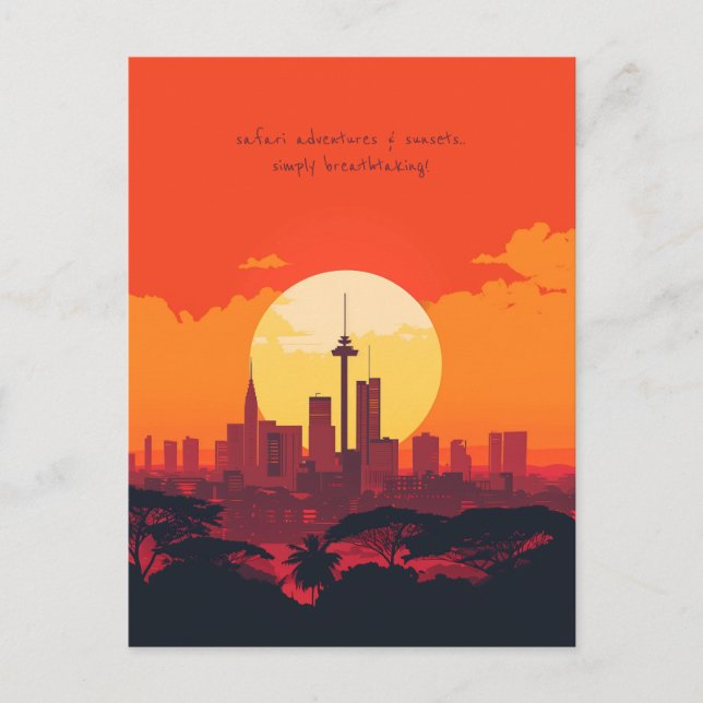 Travel to Nairobi Postcard (Front)