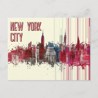 Travel to New York City USA Postcard