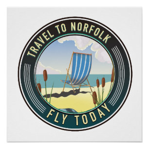 Travel to Norfolk - Fly today Poster