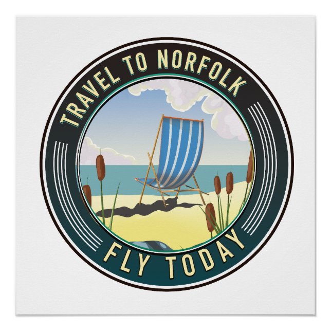 Travel to Norfolk - Fly today Poster (Front)