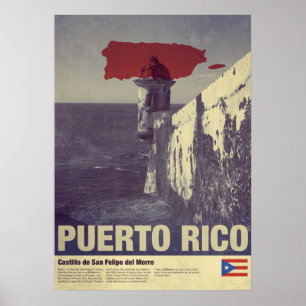 Travel to Puerto Rico: El Morro Poster