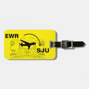 Travel to Puerto Rico Luggage Tag