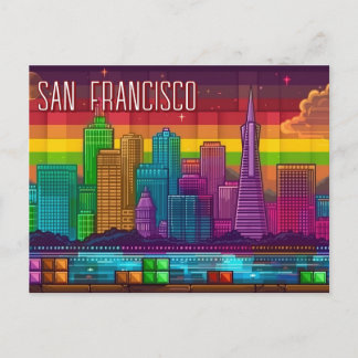 Travel to San Francisco California Postcard