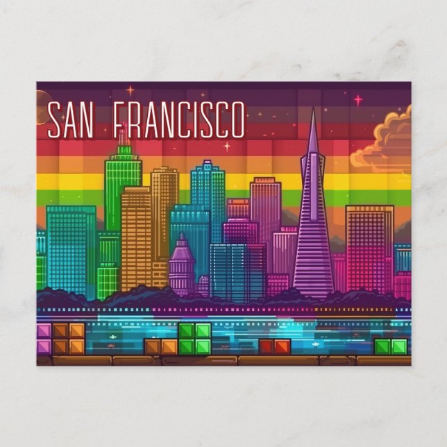 Travel to San Francisco California Postcard (Front)