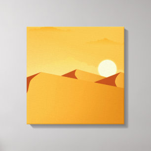 Travel to the Desert of Egypt with this Canvas Print