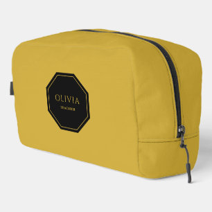Travel Toiletry Bag Featuring Your Name and Title