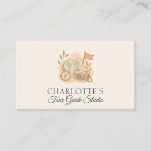 Travel Tourism Guide Business Card